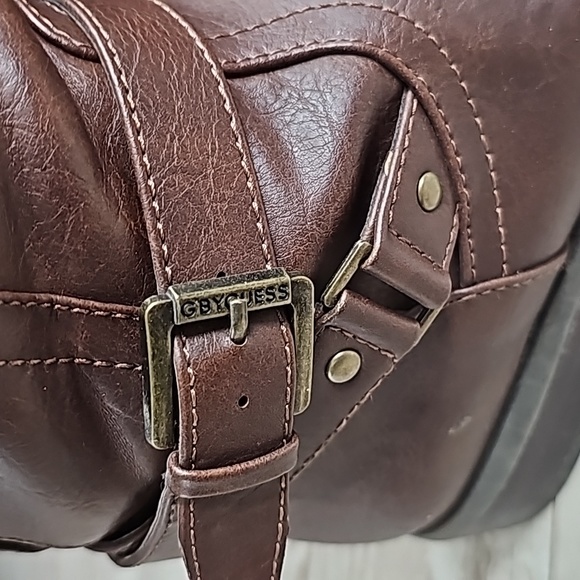 GUESS Brown leather tall (to knee) riding boots. Size 7 - Picture 3 of 9